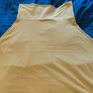 Mustard yellow skirt